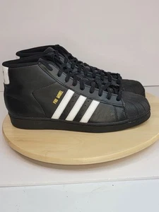 Adidas Pro Model Black Sneakers Shoes Men’s Size 12 B39368 - Picture 1 of 9