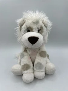 Little Giraffe Lion Plush White Gray Polka Pink Dots Stuffed Animal 11” 2013 - Picture 1 of 12