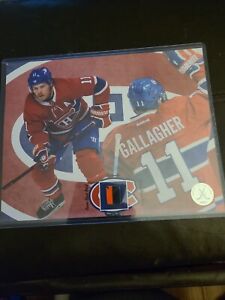 Brendan Gallagher montreal Canadiens Game Used Stick Picture With Coa 