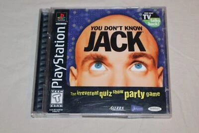 You Don't Know Jack (Sony PlayStation 1, 1999) PS1 COMPLETE REG CARD - Image 1 of 4
