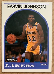 NBA EARVIN MAGIC JOHNSON Los Angeles Lakers 1989 NBA Hoops Trading CARD #270 - Bild 1 von 3