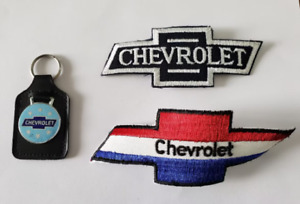 Lot cadeau vintage à repasser de collection et porte-clés avec logo Chevrolet