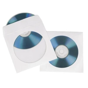 Hama 62671  50x Papier-Hüllen CD-Hüllen Sleeves CD DVD Blu-Ray Sichtfenster - Bild 1 von 3