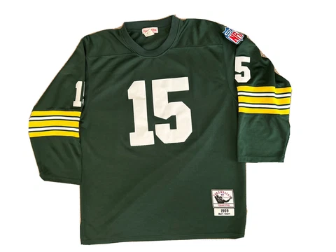 Green Bay Packers Bart Starr THROWBACK '1969" Jersey Mitchell & Ness Size 52 Cover