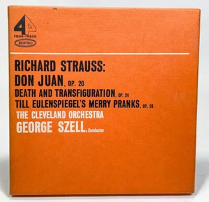 Richard Strauss Don Juan George Szell Reel to Reel Tape 7 1/2 IPS Epic - Picture 1 of 4
