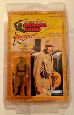 Vintage Kenner Carded Indiana Jones in German Uniform Action Figure (Unpunched) - Image 1 of 4