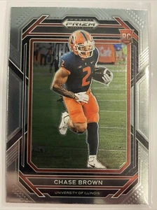2023 PANINI DRAFT PICKS FOOTBALL ROOKIE #118 CHASE BROWN RC CINCINNATI BENGALS - Picture 1 of 2