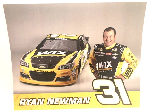 RYAN NEWMAN #31 RCR WIX CHEVROLET SS NASCAR CUP SERIES POSTCARD Cover