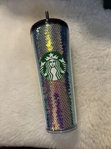 2020 Holiday Starbucks Paillettenbecher 24 Unzen lila limitierte Auflage - Bild 1 von 4