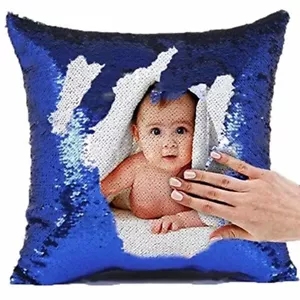 Customer Design Square Shape Sparkling Pillow Cushion + Pillow - Picture 1 of 5