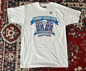 Vintage New York Yankees Mets Subway Series MLB 2000 World Series Size Large - Picture 1 of 4