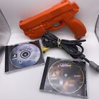 Ps1 Guncon Namco Orange + Time Crisis + Project Titan Discs Untested For Parts**