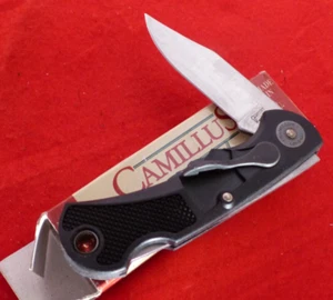 Camillus USA Made 4" Closed Lev-R-Lok Lock blade Lockback knife MINT - Picture 1 of 5