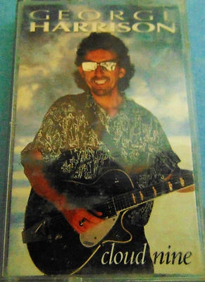 George Harrison "Cloud Nine" Cassette with Ringo, Jeff Lynn, Eric Clapton - Image 1 of 3