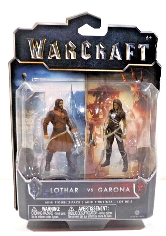 World of Warcraft Action Figure  2 Pak Mini Figures  Lothar VS Garona  2016 Cover