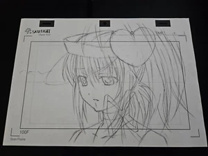 Shugo Chara - Anime Production Art - Amu Hinamori sketch genga douga - Picture 1 of 1