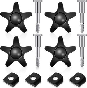 4 Pack Arm Adjustment Knobs for Rollators Walker Parts Guardian Walker Parts M6 - Picture 1 of 7