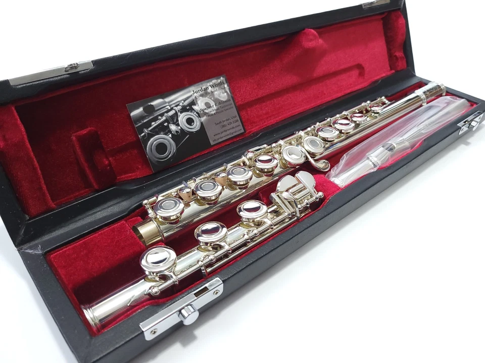 Flauta Pre-Pro Silver Communhardt NxtGen 3OSB Agujero Abierto Pie B Reacondicionada ++ Foto 1 de 4