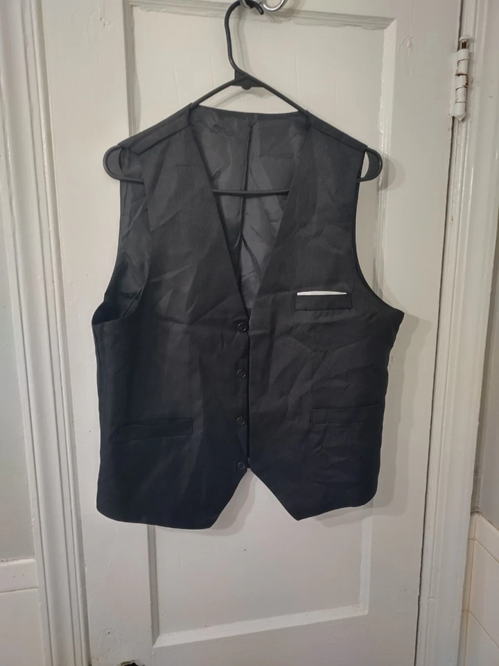 Black Dress Vest 2XL Foto 1 de 1