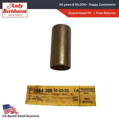 Buje de soporte trasero colgador de resorte delantero para camioneta Dodge 1948-1960 1664308 nuevo en stock Foto 1 de 4