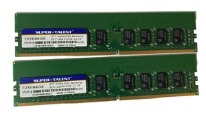 16GB 2X8GB DDR4 2133MHz PC4-17000 ECC Unbuffered Server DIMM Memory Ram F21EB8GS - Picture 1 of 5