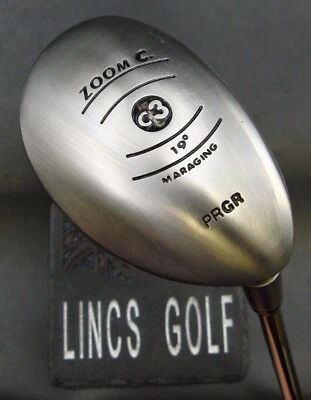 Japanese PRGR Zoom C 19° 3 Hybrid Extra Stiff Steel Shaft Golf Pride Grip - Image 1 of 4