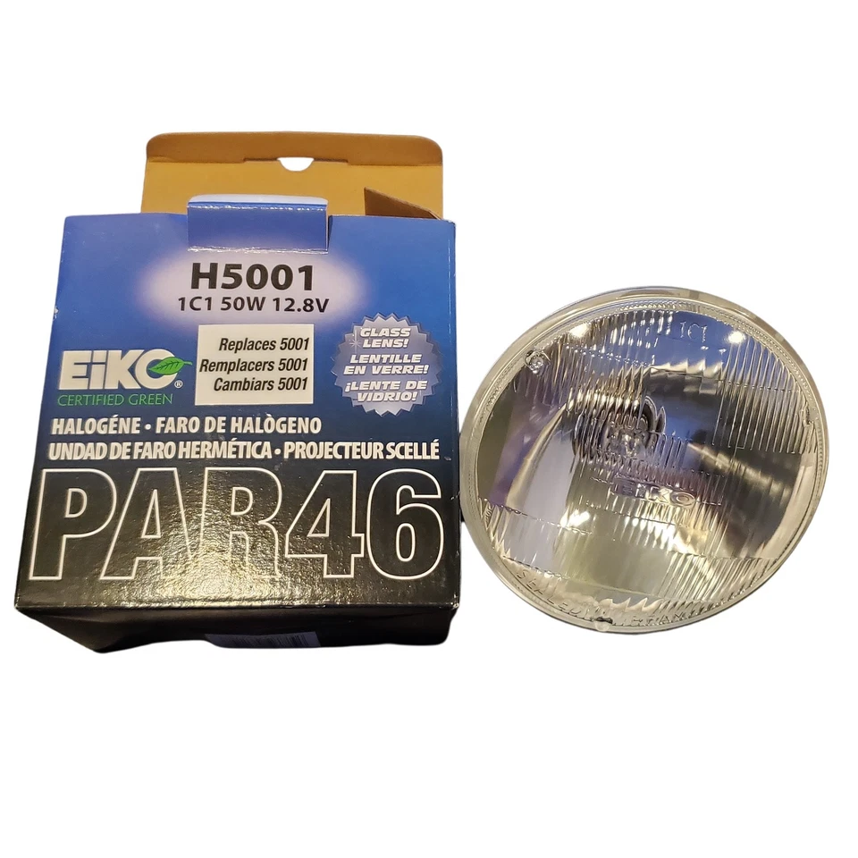 Lámpara halógena de haz sellado automotriz (parte #H5001) - Alto rendimiento, 50W, 13V Foto 1 de 1