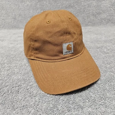 Gorra Carhartt bebé bebé bebé correa trasera lona 100 % algodón beige tostado marrón claro Foto 1 de 4