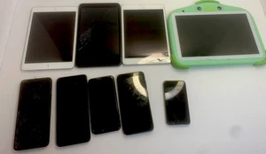 Lote de celulares, tabletas y iPod rotos - Imagen 1 de 9