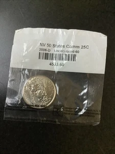 2006 D Nevada State Quarter BU Uncirculated Clad  Coin - Picture 1 of 5