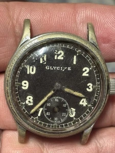 Glycine Manual Wind Mens Watch Rare WW2 DH German Army - Picture 1 of 5