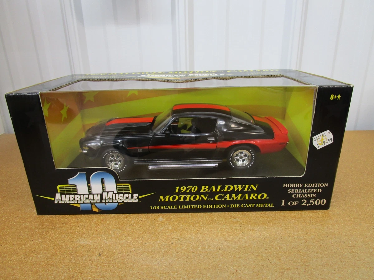 1970 Chevrolet Camaro Baldwin Motion 1/18 Ertl Hobby Ed. 1/2500