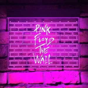 Pink Floyd (The Wall) LED Sign,Remote Control,Religion, Light, Gift, Hands - Picture 1 of 8