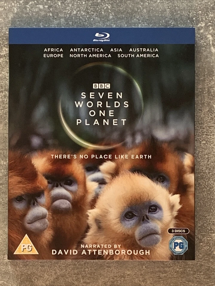 Seven Worlds, One Planet (Blu-ray) Sir David Attenborough Brand New - Image 1 of 1