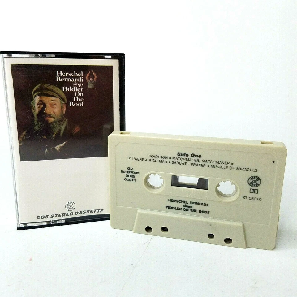 Herschel Bernardi Sings Fiddler On The Roof (Cassette CBS Records) - Image 1 of 3