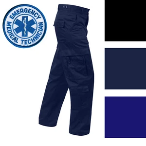 Tactical Uniform Cargo Pants 9 Pocket EMT EMS Paramedic Medic Work Duty Trousers - Picture 1 of 20