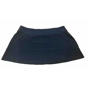 Pantalones Cortos Lands End Para Mujer Negros Skort Integrados Pull On Bolsillos Frontales Planos Talla 3X - Imagen 1 de 8