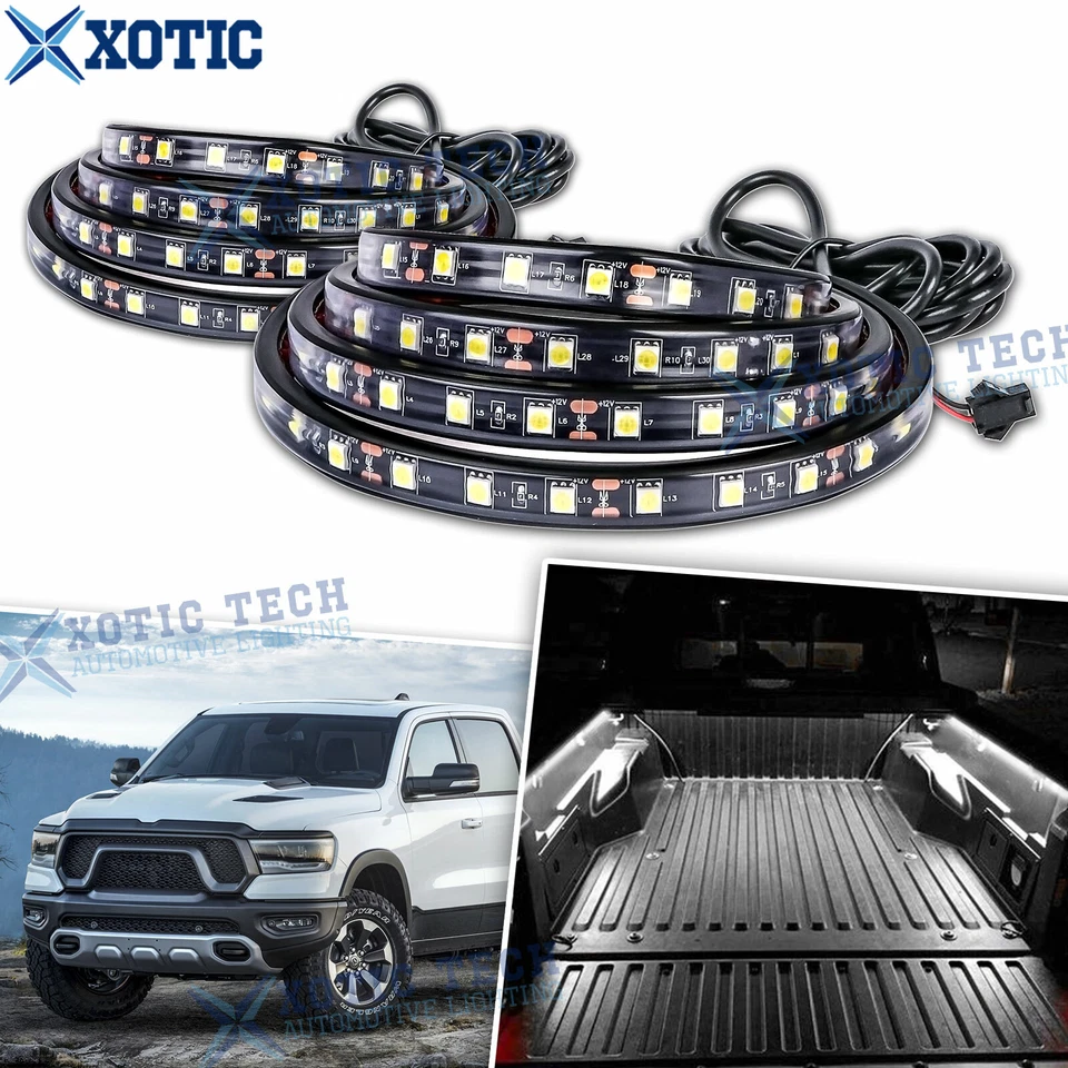 Kit de tira de luz LED para plataforma de carga camioneta pickup 60" para Dodge Ram 1500 2500 2009-2018 Foto 1 de 4