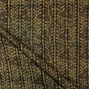 Abstract Hand Block Dabu Print Indian 100% Pure Cotton Crafting Fabric 1 Yard - Picture 1 of 5