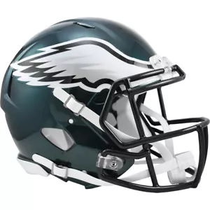 Casco de fútbol americano auténtico tamaño completo Philadelphia Eagles Riddell Speed - Imagen 1 de 4