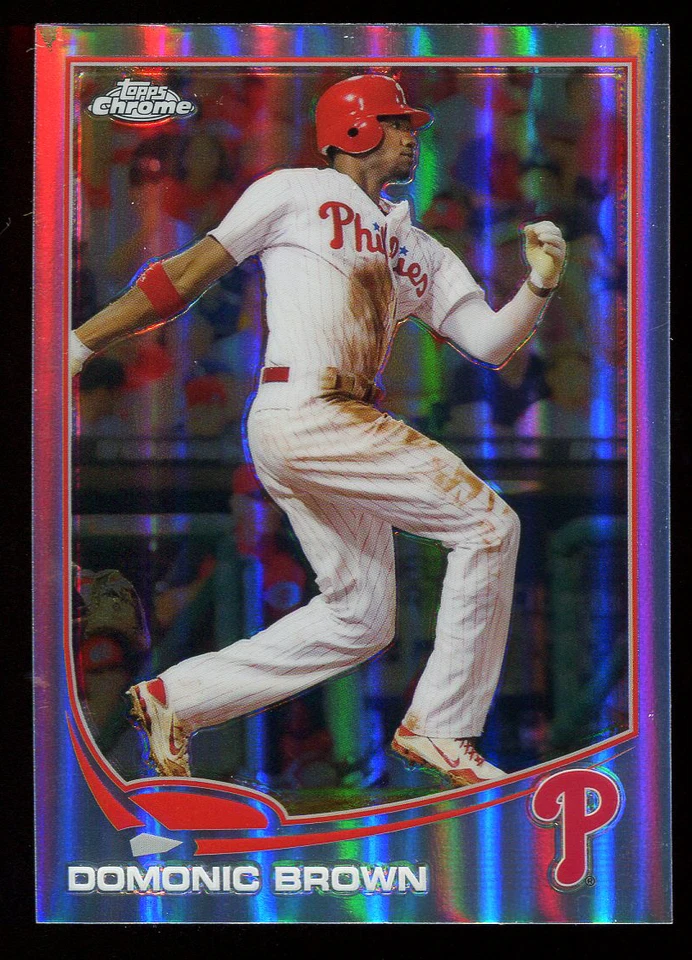 2013 Topps Chrome Refractor #215 Domonic Brown - Image 1 of 1
