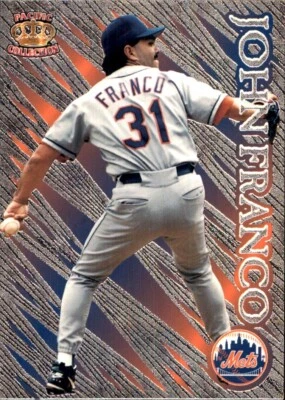 1996 Pacific Prisms #P47 John Franco NEW YORK METS - Image 1 of 2
