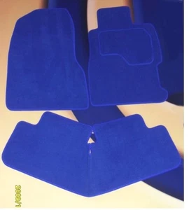 Car Mats for FORD FIESTA & ST MK 6  2002-2008  BRIGHT BLUE CARPET  WITH CLIPS - Picture 1 of 6
