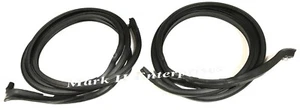 1956-1957 Lincoln Premiere Capri Door Rubber Seals with Molded Ends, FREE SHIP - Picture 1 of 1