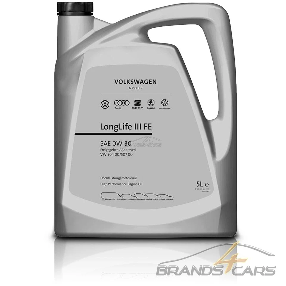 5 L LITER ORIGINAL 0W-30 LONGLIFE III FE GROUP MOTOR-ÖL MOTOREN-ÖL 50039304 - Bild 1 von 1