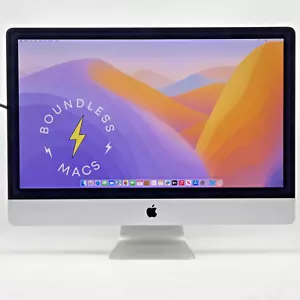 Apple 27" iMac 2017 3.5GHz i5 8GB 1TB Radeon 575 5K Ventura Silver Waranty Good - Picture 1 of 13