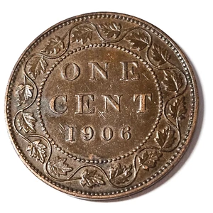 1906 - DIE CRACKS x3 - Canada 1 one cent large - Additional Ships FREE - C1-463 - Picture 1 of 3