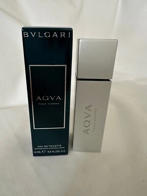 Bvlgari AQUA Pour Homme Travel Spray 0.5 oz/15 ml in edt NIB READ DESCRIPTION !! - Image 1 of 2
