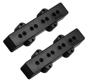DiMarzio DP123BK 'Model J' J/Jazz Bass Pickup Set, Black - Picture 1 of 2