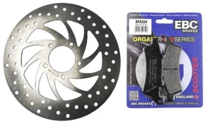 Kit freno anteriore disco pastiglie PER SCOOTER Scarabeo Light 125 200 2011/2012 - Imagen 1 de 3
